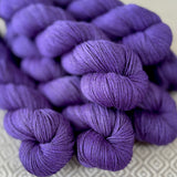 Yakity Yak Fingering Weight Yarn - Amethyst Semi Solid