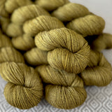 Yakity Yak Fingering Weight Yarn - Gold Semi Solid