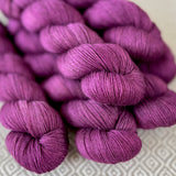 Yakity Yak Fingering Weight Yarn - Orchid Semi Solid