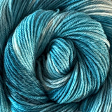 Heartland Worsted Weight Organic Merino Yarn - Shades of Turquoise