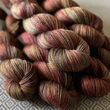 Yakity Yak Fingering Weight Yarn - Sunflower Speckled
