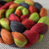 Merino Yak Silk Roving - Dragon Scales