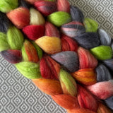 Merino Camel Silk Roving - Dragon Scales