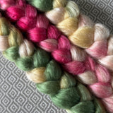 Camel Silk Roving - Waterlily