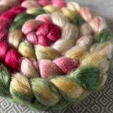 Camel Silk Roving - Waterlily