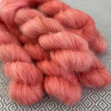 Fine Fluff Yarn - Melon Semi Solid