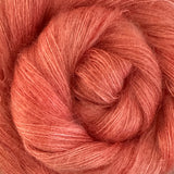 Fine Fluff Yarn - Melon Semi Solid