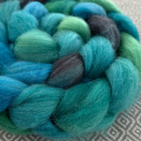 Sock Roving - Turquoise