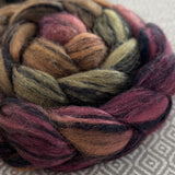 Polwarth Black Bamboo Silk Roving - Cider House