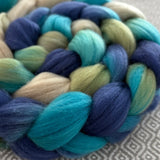 Shaniko Wool Roving - Blue Eyes
