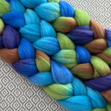 Shaniko Wool Roving - Peacock