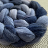 Rambouillet Wool Roving - Shades of Denim
