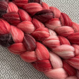Glitter Roving - Shades of Crimson