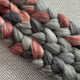 Glitter Roving - Carnation - Gold