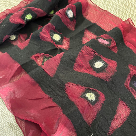 *Collection Downsizing* - Large Nuno Felted Stole
