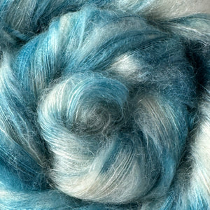 Fine Fluff Yarn - Shades of Turquoise