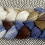 Merino Silk Cashmere Roving - Sandpiper