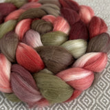 Merino Silk Cashmere Roving - Paper Roses