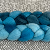 Merino Silk Cashmere Roving - Shades of Turquoise