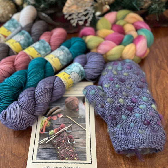 Eighth Day of Christmas 2024 - Thrummed Mitten Kits in 