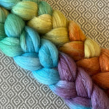 Polwarth Mulberry Silk Roving - Arizona