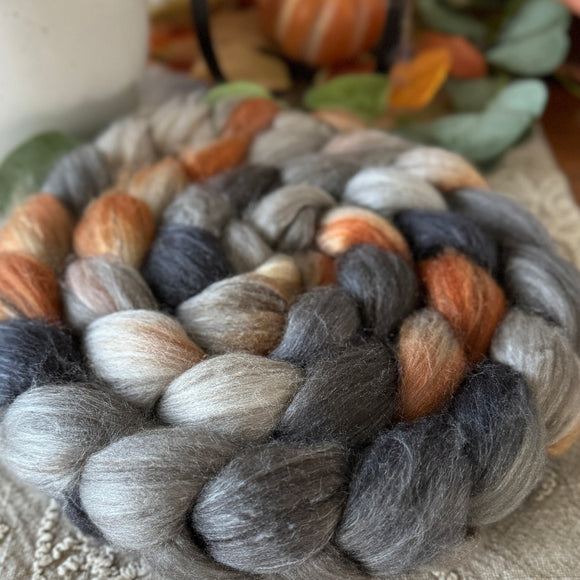 Merino Yak Silk Roving - Cosmos