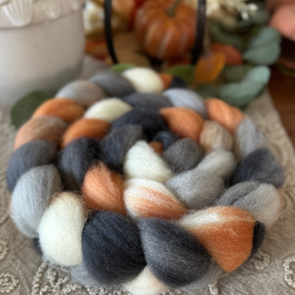 BFL Wool Roving - Cosmos