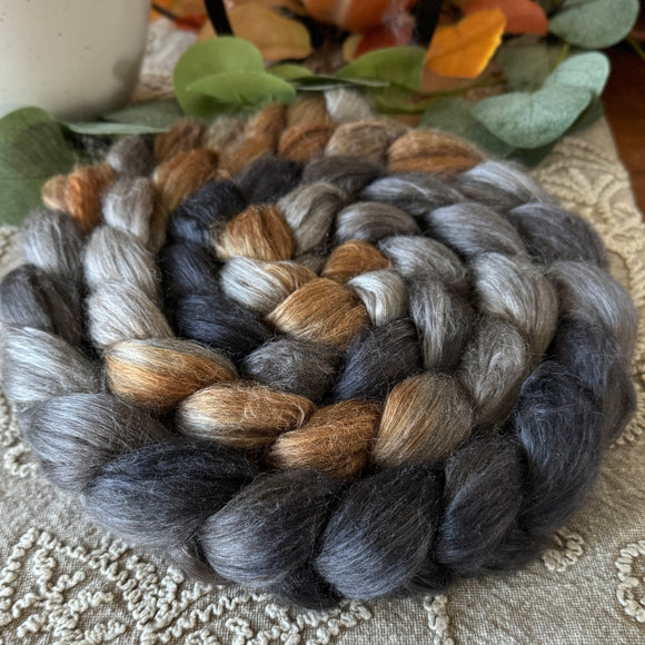 Yak Silk Roving - Cosmos
