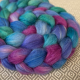 Merino Camel Silk Roving - Carnival