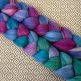 Merino Camel Silk Roving - Carnival