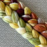 Merino Bamboo Silk Roving - Harvest