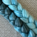 Merino Tencel Roving - Shades of Turquoise