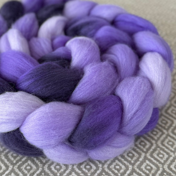 Merino Superfine Roving - Shades of Violet