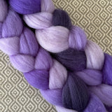 BFL Wool Roving - Shades of Violet