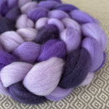 BFL Wool Roving - Shades of Violet