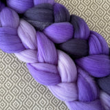 Targhee Wool Roving - Shades of Violet