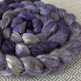 Yak Silk Roving - Shades of Violet