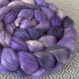 Camel Silk Roving - Shades of Violet