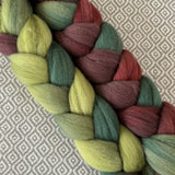 Targhee Wool Roving - Holly Berry