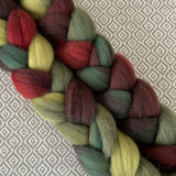 Polwarth Wool Roving - Holly Berry