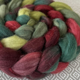 Sock Roving - Holly Berry
