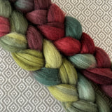 Sock Roving - Holly Berry