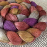 Merino Yak Silk Roving - Chrysanthemum
