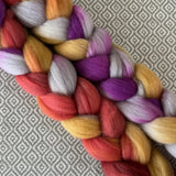 Polwarth Wool Roving - Chrysanthemum