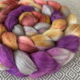Merino Camel Silk Roving - Chrysanthemum