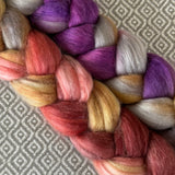 Merino Camel Silk Roving - Chrysanthemum