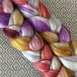 Merino Bamboo Silk Roving - Chrysanthemum