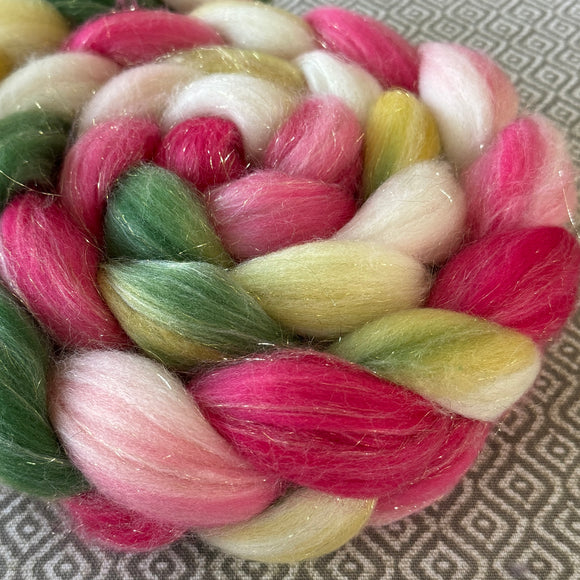 Glitter Roving - Waterlily - Gold