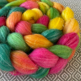 Glitter Roving - OOAK - Celebration - Silver