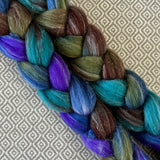 Glitter Roving - Calypso - Silver